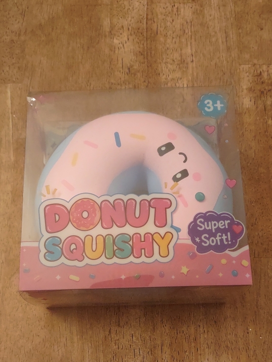 Other - Donut Squishy Super Soft Pink and Blue Donut Squishy